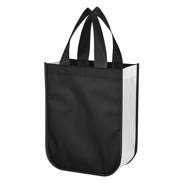 Shiny Non-Woven Shopper Tote Bag - Shiny Non-Woven Shopper Tote Bag - Image 2 of 23