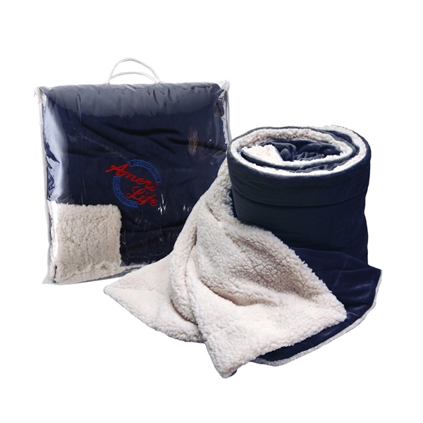 Premium, 60 x 72, Oversized Micro Mink Sherpa Blanket - Premium, 60 x 72, Oversized Micro Mink Sherpa Blanket - Image 4 of 8