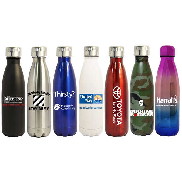 Stainless Steel Vacuum Insulated Sports Bottle, 16 Oz - Stainless Steel Vacuum Insulated Sports Bottle, 16 Oz - Image 8 of 8