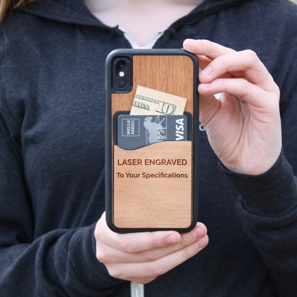 Wooden Phone Wallet - Wooden Phone Wallet - Image 1 of 12