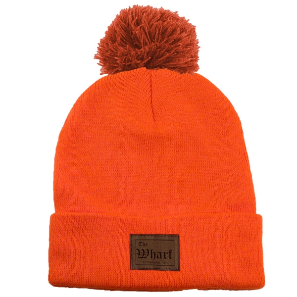 Long Knit Beanie With Pom - Long Knit Beanie With Pom - Image 0 of 12