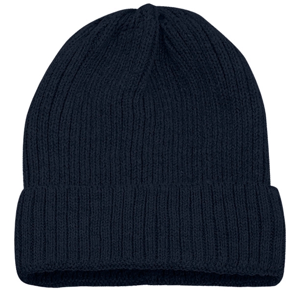 Ribbed Pattern Beanie - Ribbed Pattern Beanie - Image 3 of 4