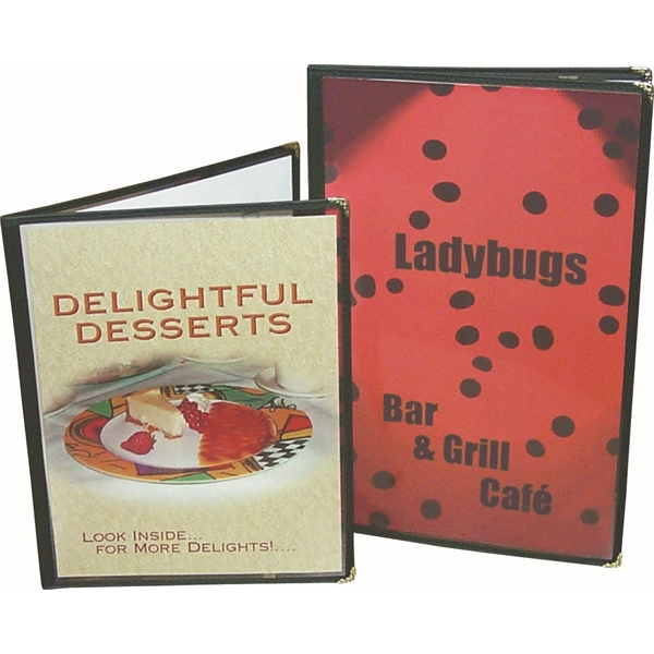 Menu Cover - Clear Vinyl, Double Panel - Menu Cover - Clear Vinyl, Double Panel - Image 0 of 0