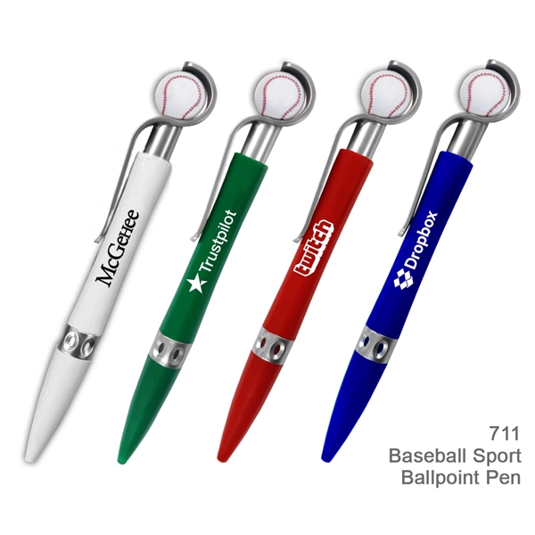 Popular Baseball Sports Ballpoint Custom Pens - Popular Baseball Sports Ballpoint Custom Pens - Image 1 of 9