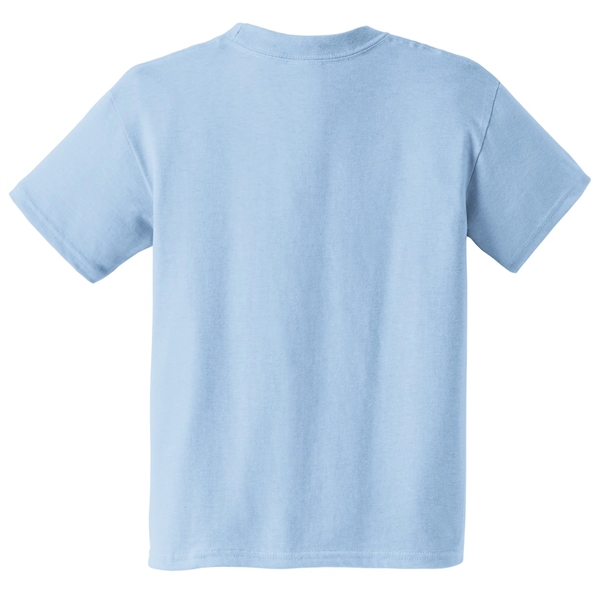 Hanes - Youth Beefy-T 100% Cotton T-Shirt. - Hanes - Youth Beefy-T 100% Cotton T-Shirt. - Image 5 of 30