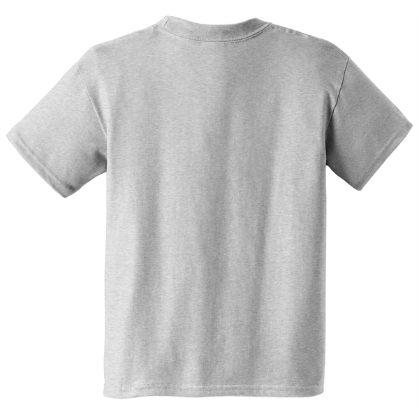 Hanes - Youth Beefy-T 100% Cotton T-Shirt. - Hanes - Youth Beefy-T 100% Cotton T-Shirt. - Image 10 of 30