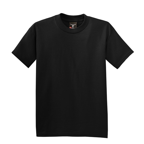 Hanes - Youth Beefy-T 100% Cotton T-Shirt. - Hanes - Youth Beefy-T 100% Cotton T-Shirt. - Image 14 of 30