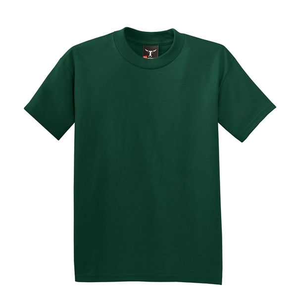 Hanes - Youth Beefy-T 100% Cotton T-Shirt. - Hanes - Youth Beefy-T 100% Cotton T-Shirt. - Image 19 of 30