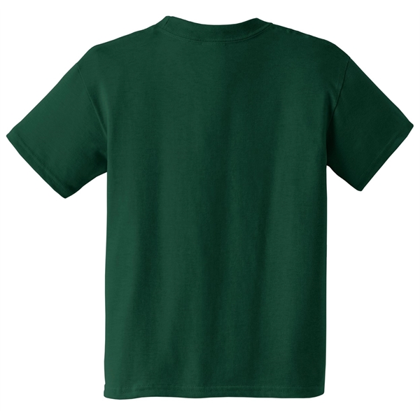 Hanes - Youth Beefy-T 100% Cotton T-Shirt. - Hanes - Youth Beefy-T 100% Cotton T-Shirt. - Image 20 of 30