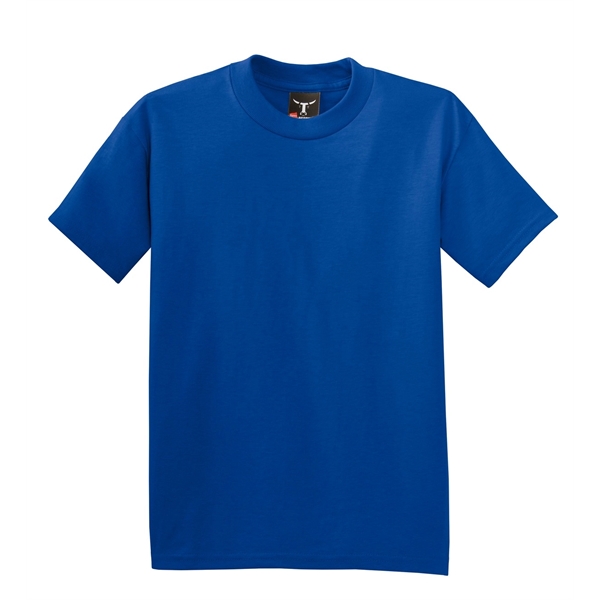 Hanes - Youth Beefy-T 100% Cotton T-Shirt. - Hanes - Youth Beefy-T 100% Cotton T-Shirt. - Image 29 of 30