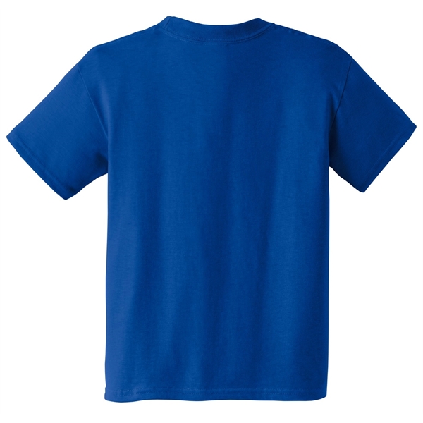 Hanes - Youth Beefy-T 100% Cotton T-Shirt. - Hanes - Youth Beefy-T 100% Cotton T-Shirt. - Image 30 of 30