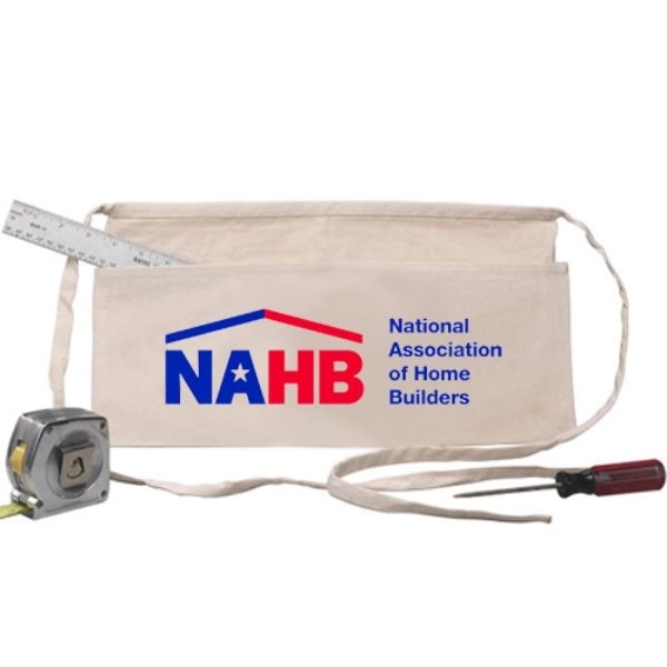 Utility Waist Apron w/ Custom Imprint & Two Front Pockets - Utility Waist Apron w/ Custom Imprint & Two Front Pockets - Image 1 of 2