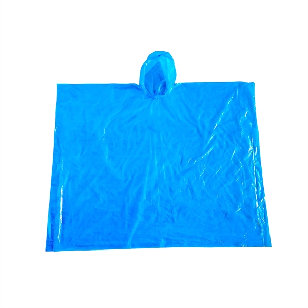 Disposable Plastic Poncho - Disposable Plastic Poncho - Image 1 of 4