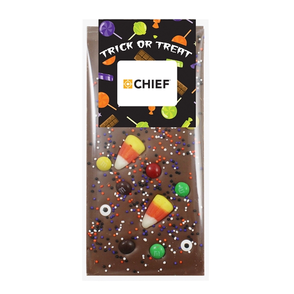 3.5 oz Belgian Chocolate Halloween Bar - 3.5 oz Belgian Chocolate Halloween Bar - Image 0 of 0
