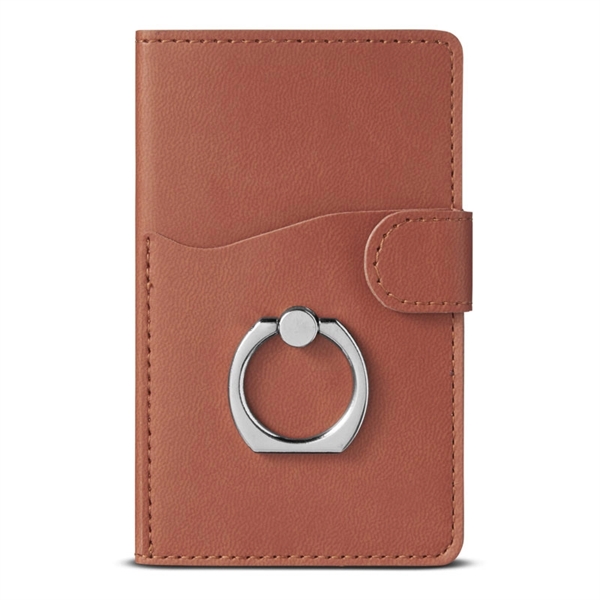 Tuscany™ Duo Card Pocket with Metal Ring - Tuscany™ Duo Card Pocket with Metal Ring - Image 5 of 5