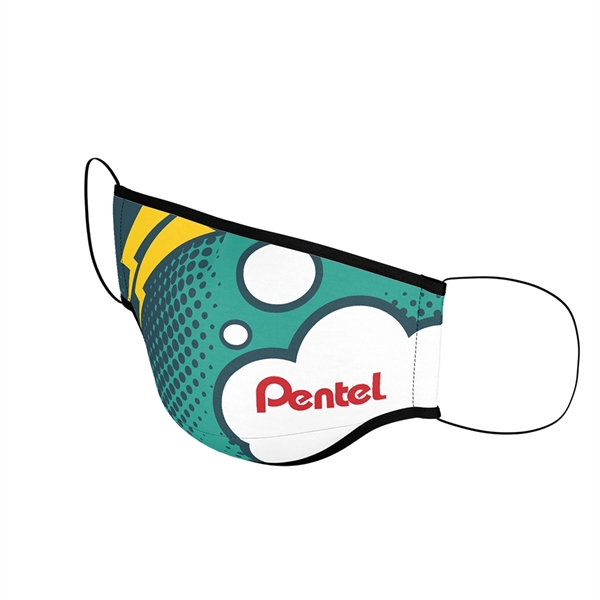 TITAN JR. Import 3-Ply Dye-Sub Youth Face Mask - TITAN JR. Import 3-Ply Dye-Sub Youth Face Mask - Image 2 of 9