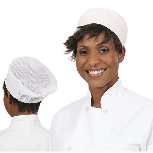 Beanie Chef Hat with Mesh Top - Beanie Chef Hat with Mesh Top - Image 0 of 2