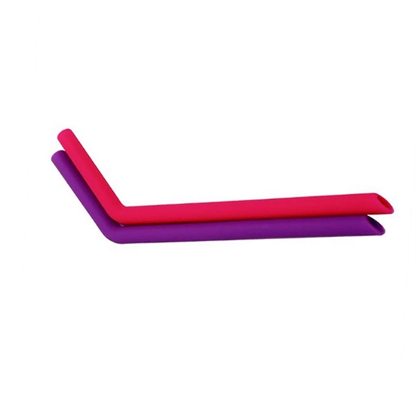 Reusable Bent Silicone Straw - Reusable Bent Silicone Straw - Image 5 of 9