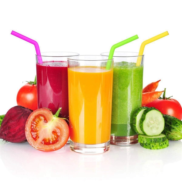 Reusable Bent Silicone Straw - Reusable Bent Silicone Straw - Image 7 of 9