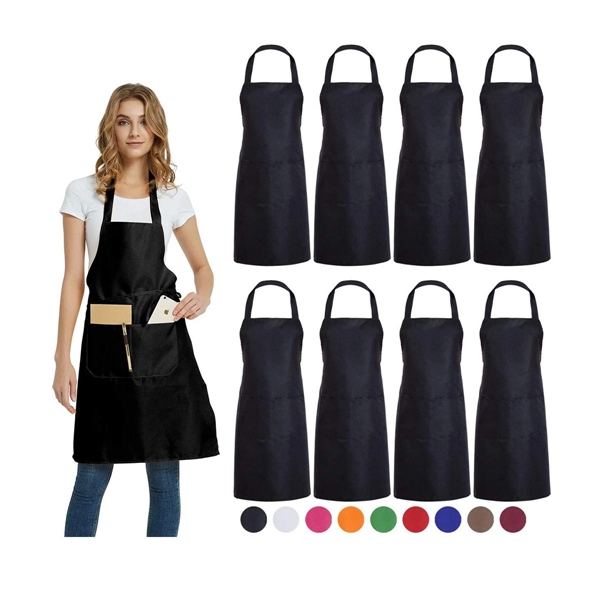 Logo Printing Aprons With Pockets