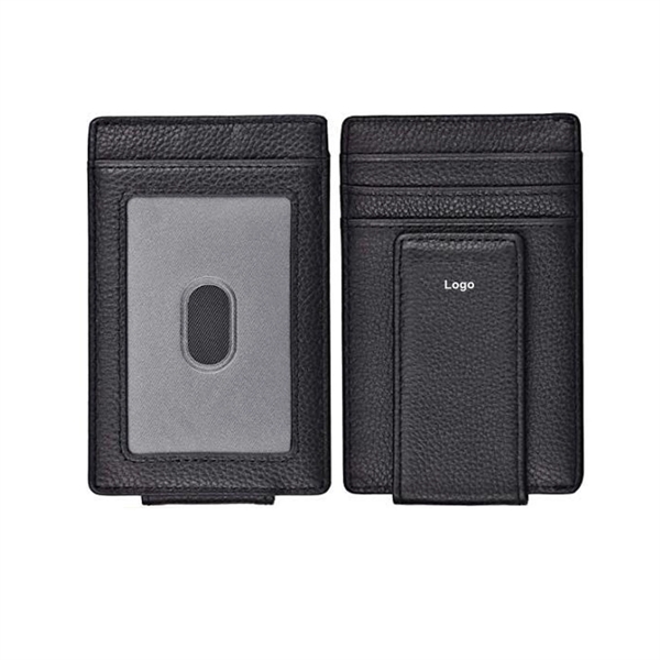 Leather RFID Money Clip - Leather RFID Money Clip - Image 2 of 2