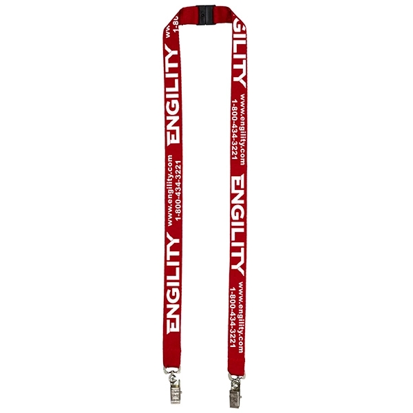 3/4" Dual Attachment Lanyard with Breakaway Safety Release - 3/4" Dual Attachment Lanyard with Breakaway Safety Release - Image 1 of 14