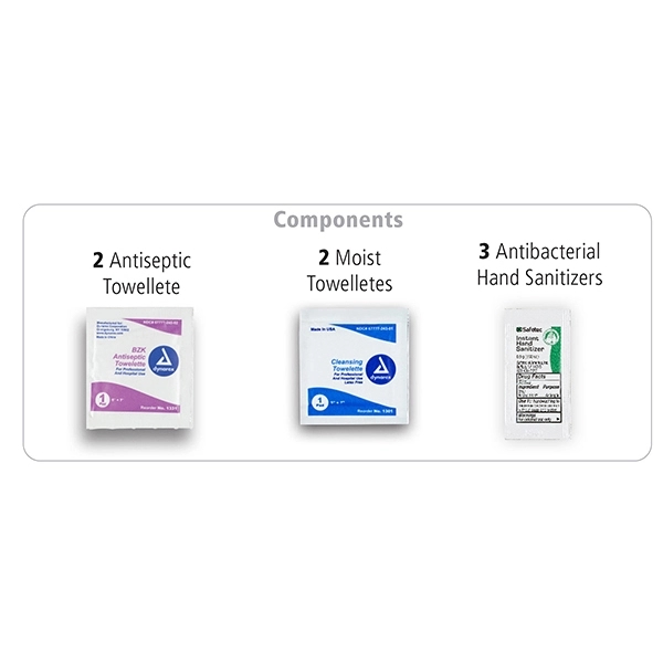 Orion Sanitizer & Wipes On-the-Go Kit n Colorful Vinyl Pouch - Orion Sanitizer & Wipes On-the-Go Kit n Colorful Vinyl Pouch - Image 12 of 12
