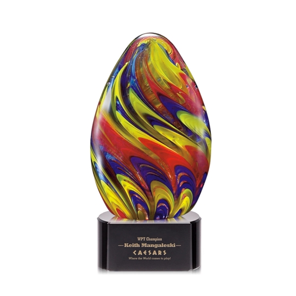 Custom Hibiscus Award on Paragon Base