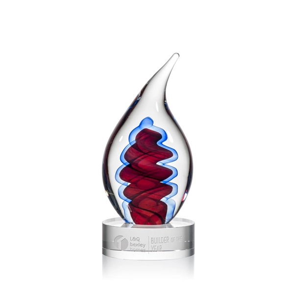 Custom Trilogy Flame Award - Clear