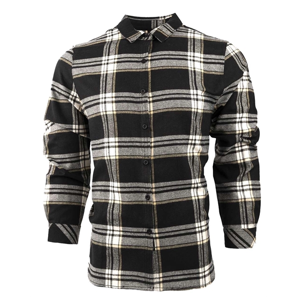 Burnside Women's No Pocket Yarn-Dyed Long Sleeve Flannel ... - Burnside Women's No Pocket Yarn-Dyed Long Sleeve Flannel ... - Image 1 of 7