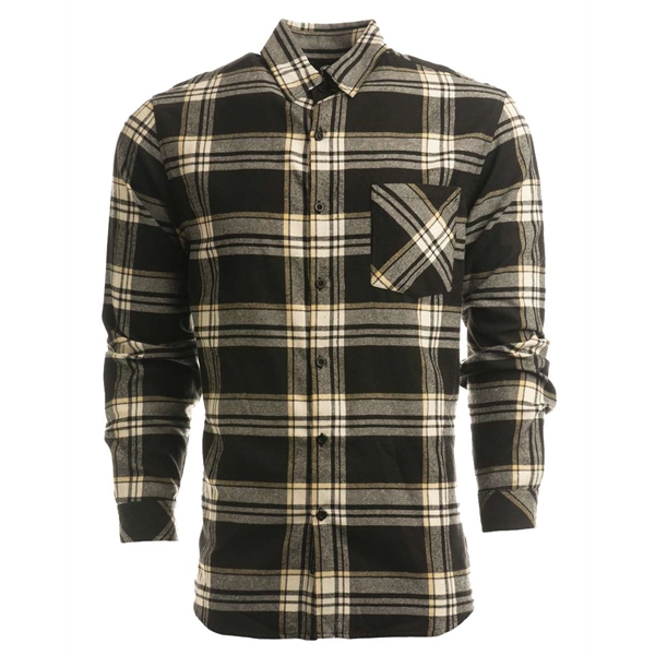 Burnside Open Pocket Flannel Shirt - Burnside Open Pocket Flannel Shirt - Image 1 of 12