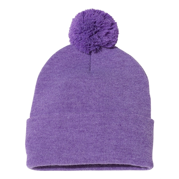 Sportsman 12" Pom-Pom Cuffed Beanie - Sportsman 12" Pom-Pom Cuffed Beanie - Image 77 of 103