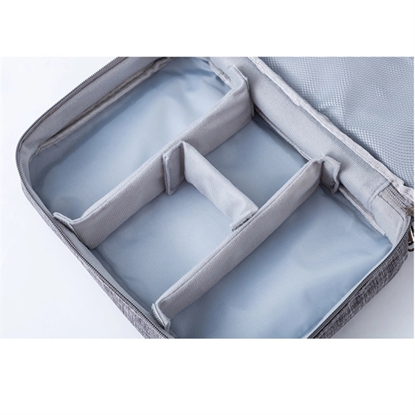 Three-Layer Travel Electronics Organizer Case - Three-Layer Travel Electronics Organizer Case - Image 3 of 3