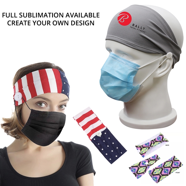 Customized Headband Mask Holder - Customized Headband Mask Holder - Image 0 of 6