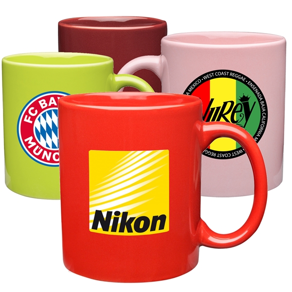 11 oz. Economy Ceramic Coffee Mugs, Corporate gift Drinkware - 11 oz. Economy Ceramic Coffee Mugs, Corporate gift Drinkware - Image 16 of 33