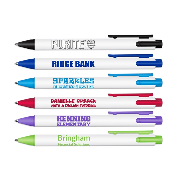Purite Antimicrobial Pens - White Barrel - Purite Antimicrobial Pens - White Barrel - Image 0 of 6