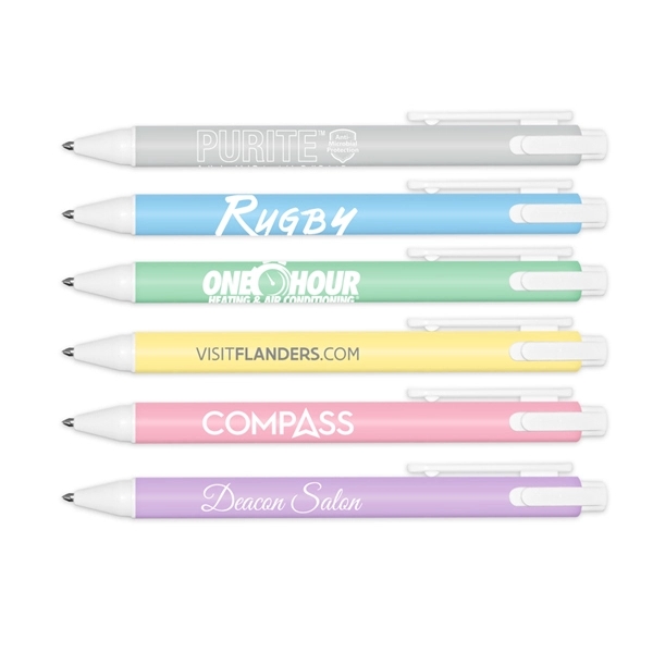 Purite Antimicrobial Pens - Pastel Barrels - Purite Antimicrobial Pens - Pastel Barrels - Image 0 of 6