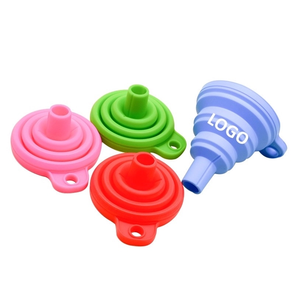 Folding Silicone Funnel - Folding Silicone Funnel - Image 0 of 2