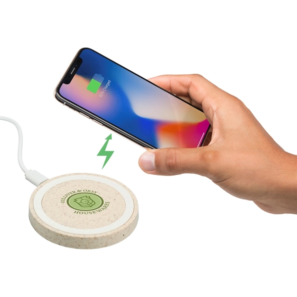 Wheatstraw Wireless Charger, 10W - Wheatstraw Wireless Charger, 10W - Image 2 of 13