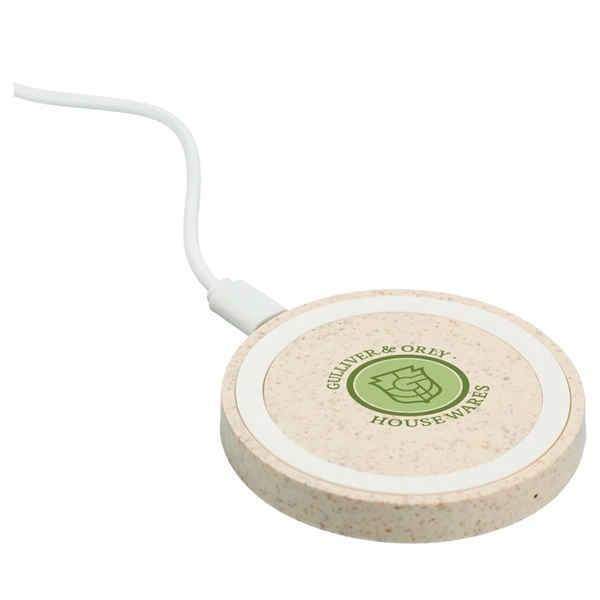 Wheatstraw Wireless Charger, 10W - Wheatstraw Wireless Charger, 10W - Image 1 of 13