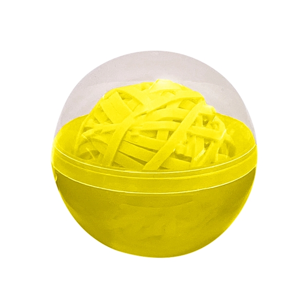 Custom Rubber Band Ball in Case