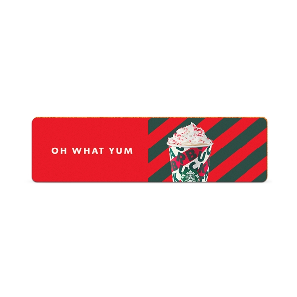 Mini Bumper Sticker Shaped Emery Board - Mini Bumper Sticker Shaped Emery Board - Image 1 of 3