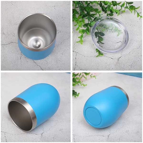 12oz Double Wall Eggshell Cup with Lid - 12oz Double Wall Eggshell Cup with Lid - Image 4 of 5