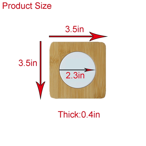 Ceramic Bamboo Coaster - Ceramic Bamboo Coaster - Image 1 of 2