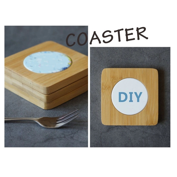 Ceramic Bamboo Coaster - Ceramic Bamboo Coaster - Image 2 of 2