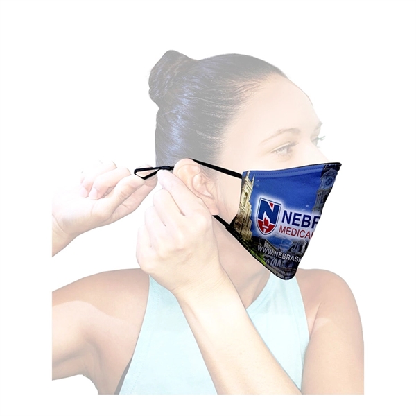 Full Color Sublimation 3-Ply Washable & Reusable Cotton - Full Color Sublimation 3-Ply Washable & Reusable Cotton - Image 2 of 9