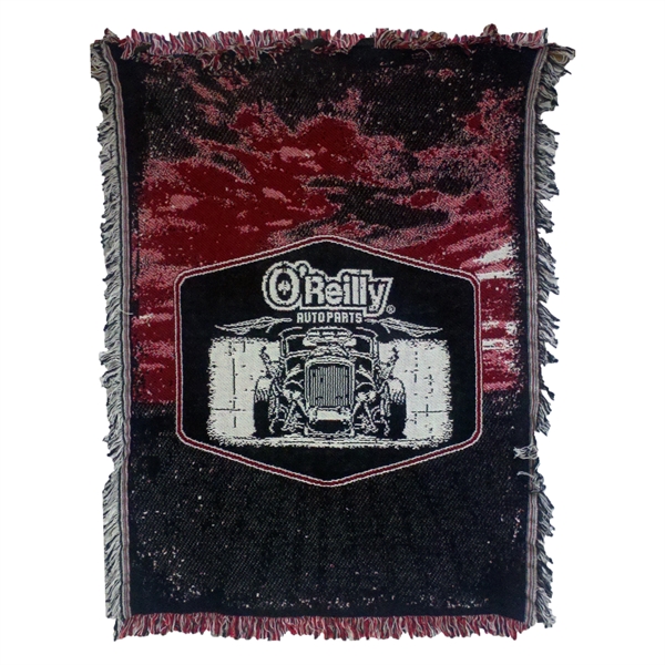 36 x 48, 1.2 lb., Custom Woven Throw USA Made - 36 x 48, 1.2 lb., Custom Woven Throw USA Made - Image 1 of 2
