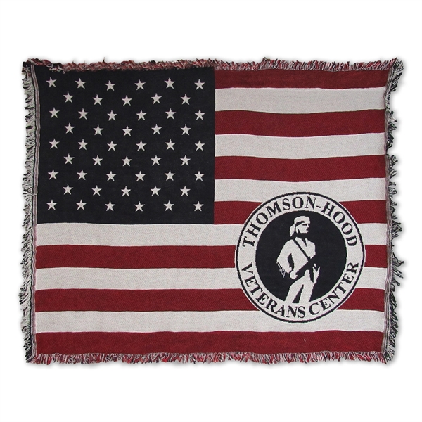 48 x 60, 2.0 lb., Custom Woven Throw USA Made - 48 x 60, 2.0 lb., Custom Woven Throw USA Made - Image 2 of 2