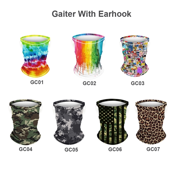 Camo Neck Gaiter Face Bandanas Sports - Camo Neck Gaiter Face Bandanas Sports - Image 5 of 5