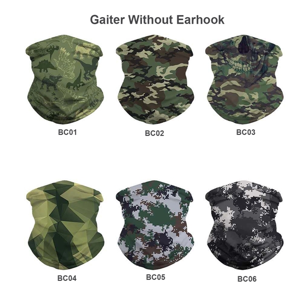 Camo Neck Gaiter Face Bandanas Sports - Camo Neck Gaiter Face Bandanas Sports - Image 1 of 5